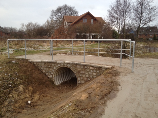 Die Brücke im Bau